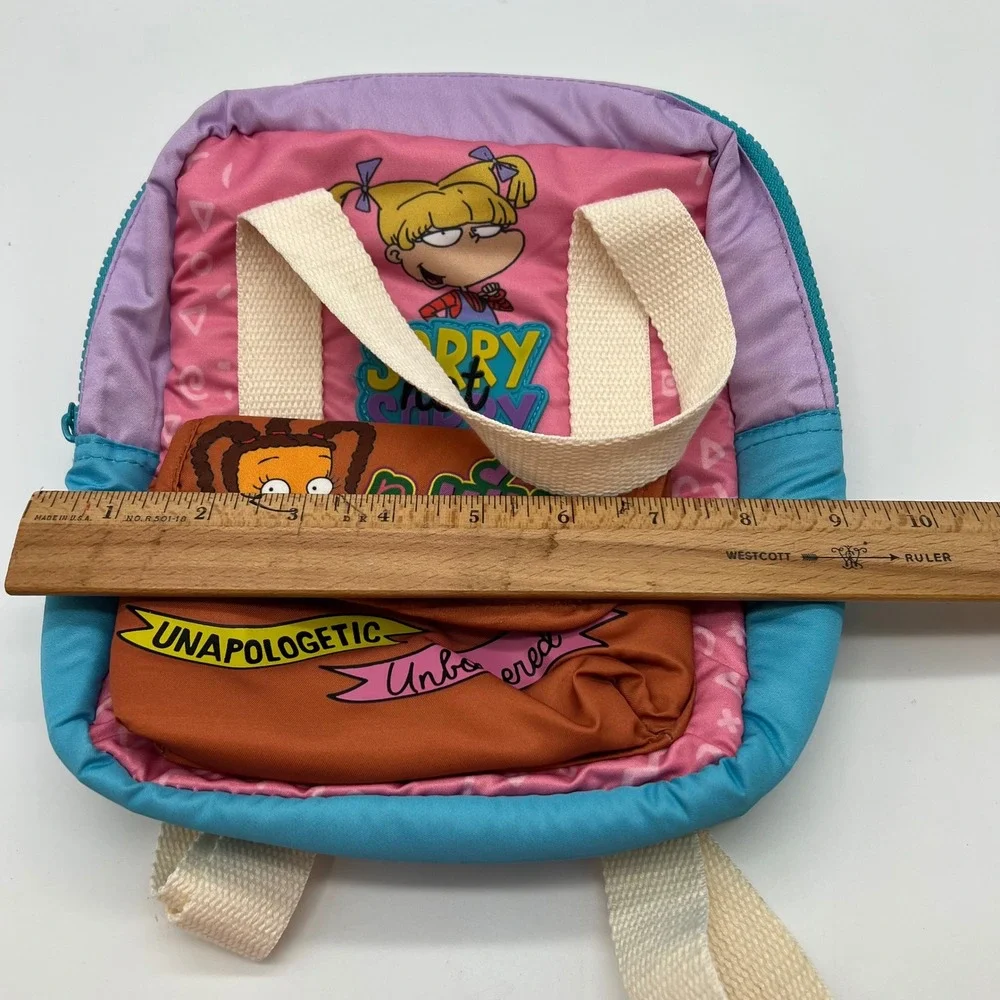 Rugrats Nickelodean Mini Angelica And Susie Backpack Kids Be Kind Colorblock